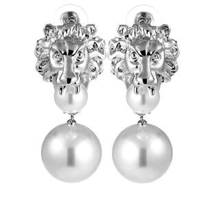 Vintage style Lion Earrings NWT